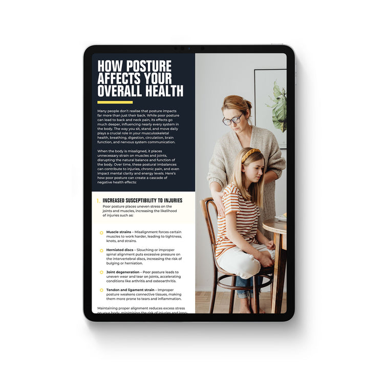 Guide to Posture: Why It Matters and How to Improve It