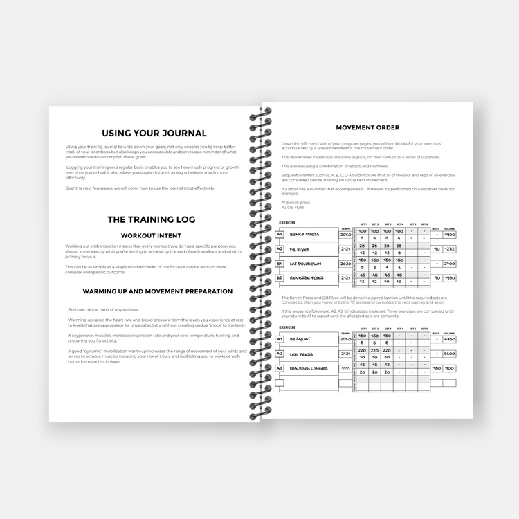 Custom Branded Exercise Journals