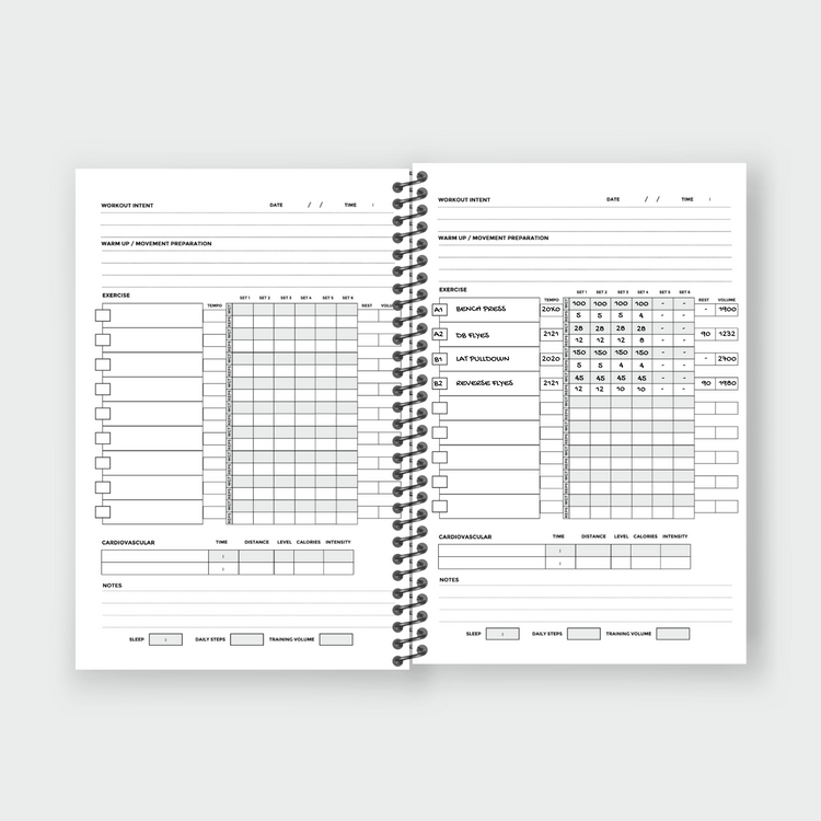 Custom Branded Exercise Journals
