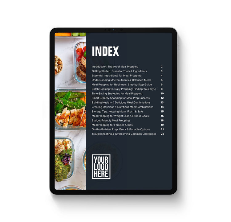 Meal Prep Guide: Building Meals & Storage