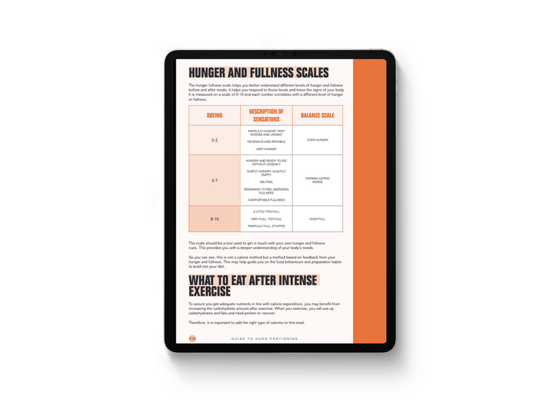 Hand Portioning Guide