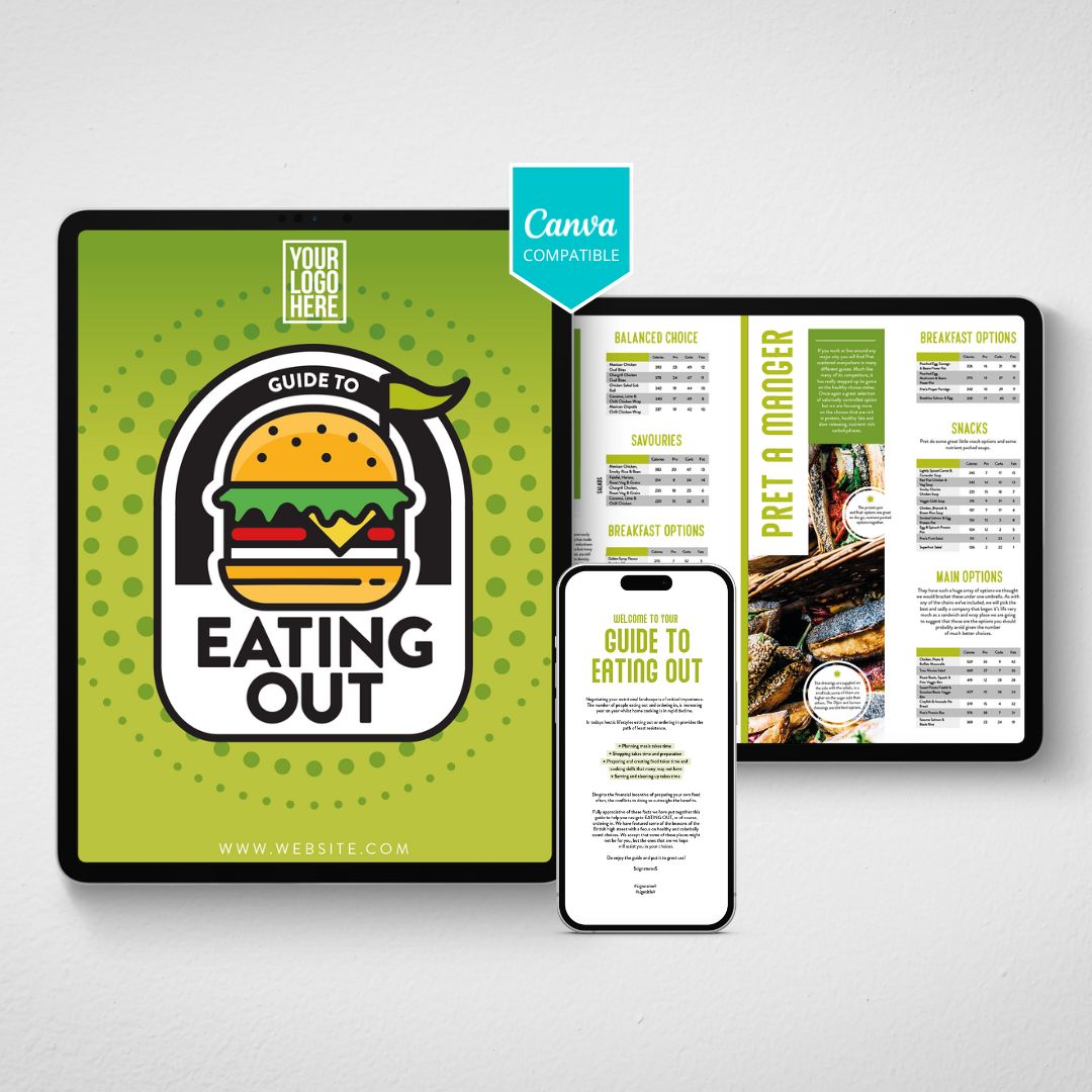 Custom Branded Guide to Eating Out – Advanced Coaching Academy