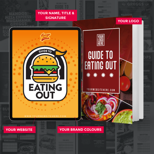 Custom Branded Guide to Eating Out