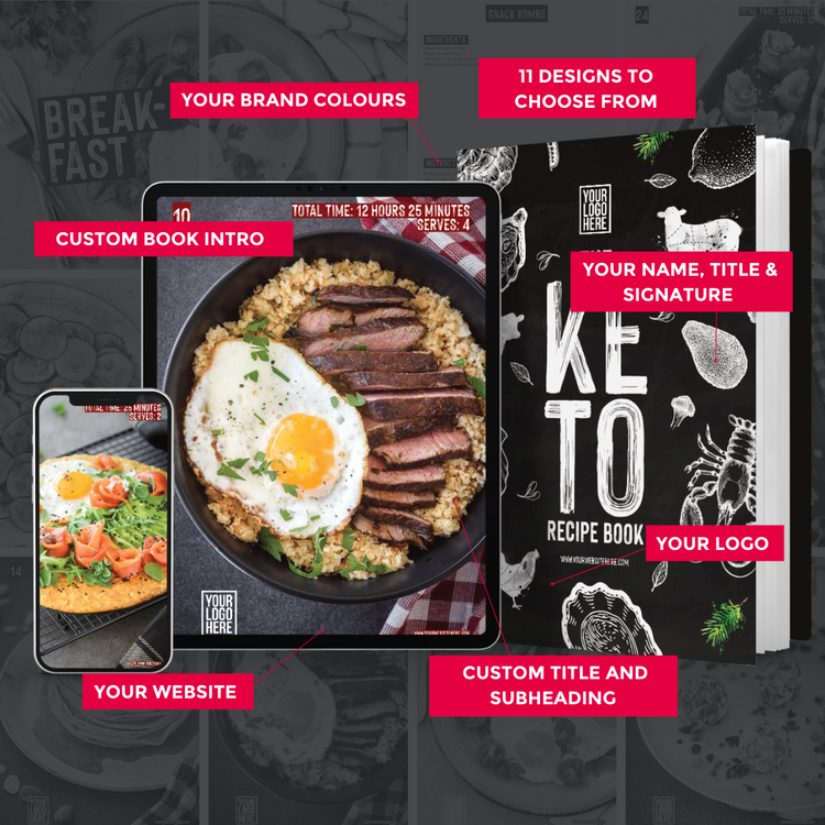 Custom Branded Keto Book