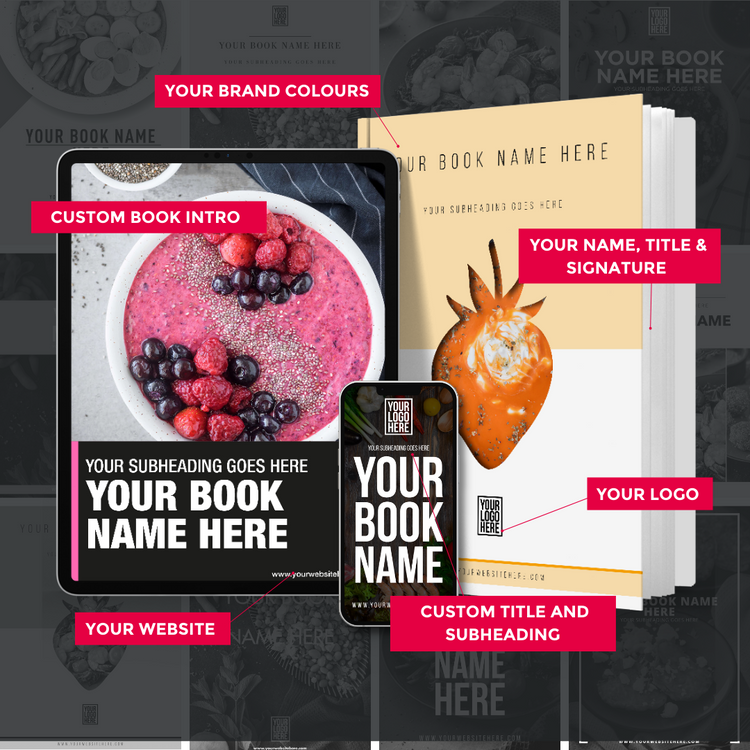 Custom Branded Recipe Books